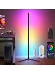 Lampa podłogowa RGB LED Dimmable do salonu, lampa narożna