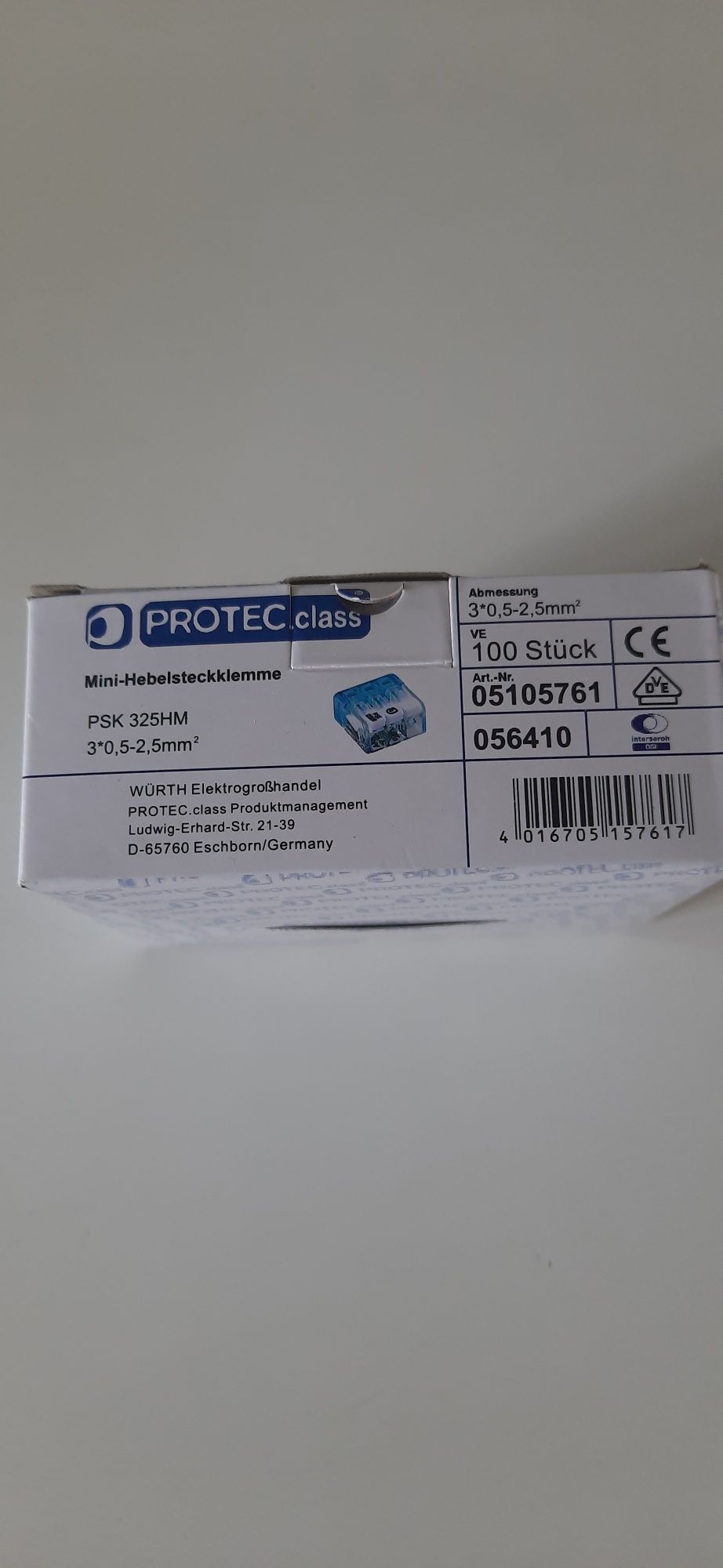 Sprzedam szybkozłączki Wago 3  na klapkę