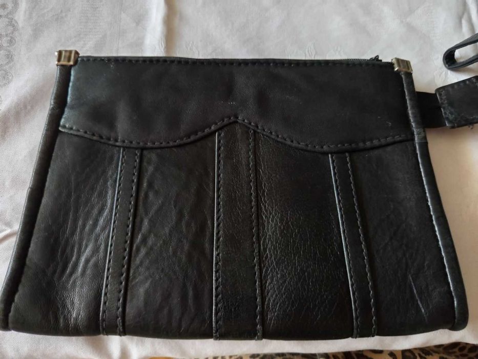 Барсетка Шкіряна з тонкої шкіри,стан ідеальний!!!