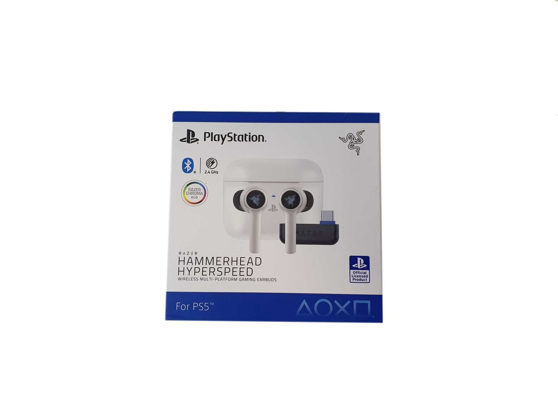 Słuchawki Razer Hammerhead Hyperspeed Playstation PS5 Bluetooth