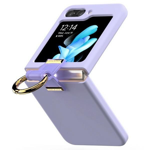 Mercury Etui Gold Ring Flip6 F741Liliowy/Lilac