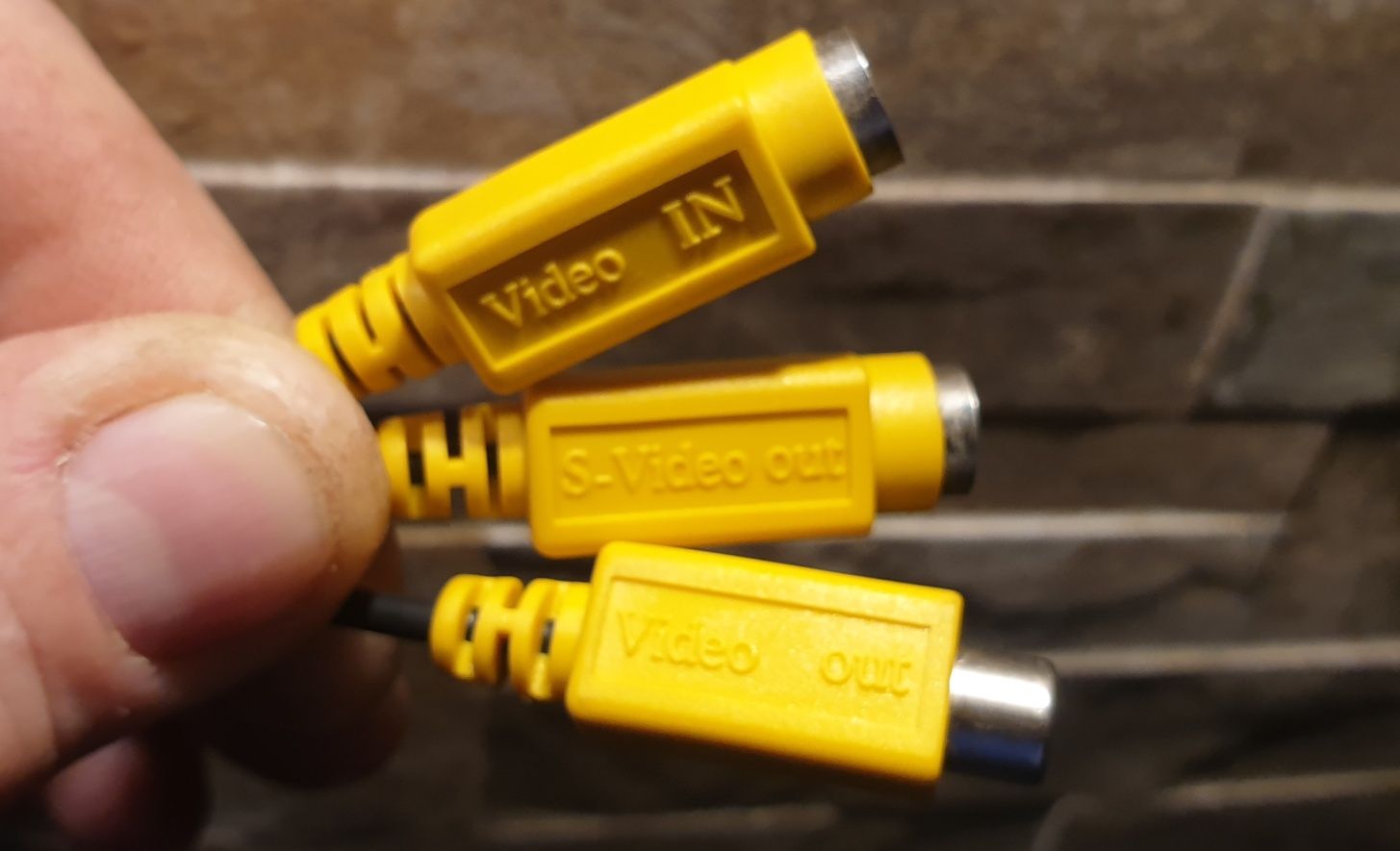 Kabel chinch euro s-video