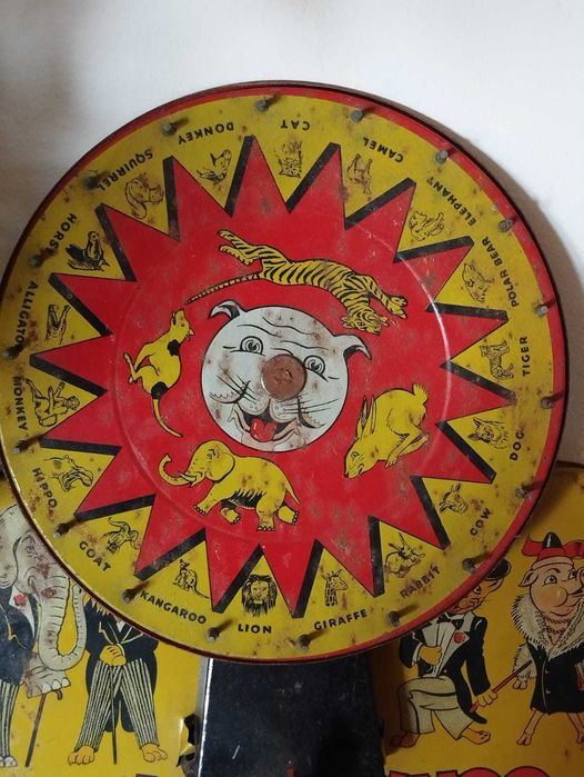 Animal Bingo Brinquedo Anos 40