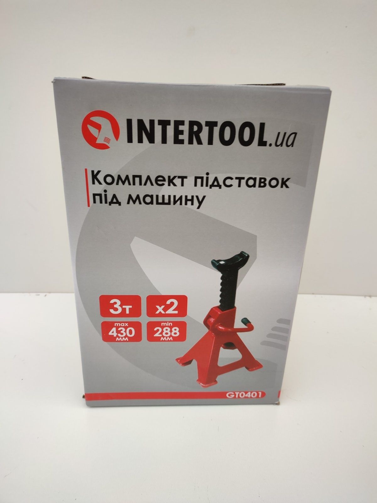 Подставки козлы опоры под авто 3 т 2шт INTERTOOL GT 0401