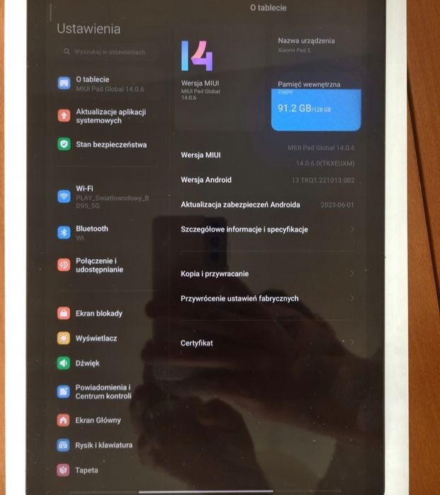 Xiaomi pad 5 8/128 etui szklo M3k