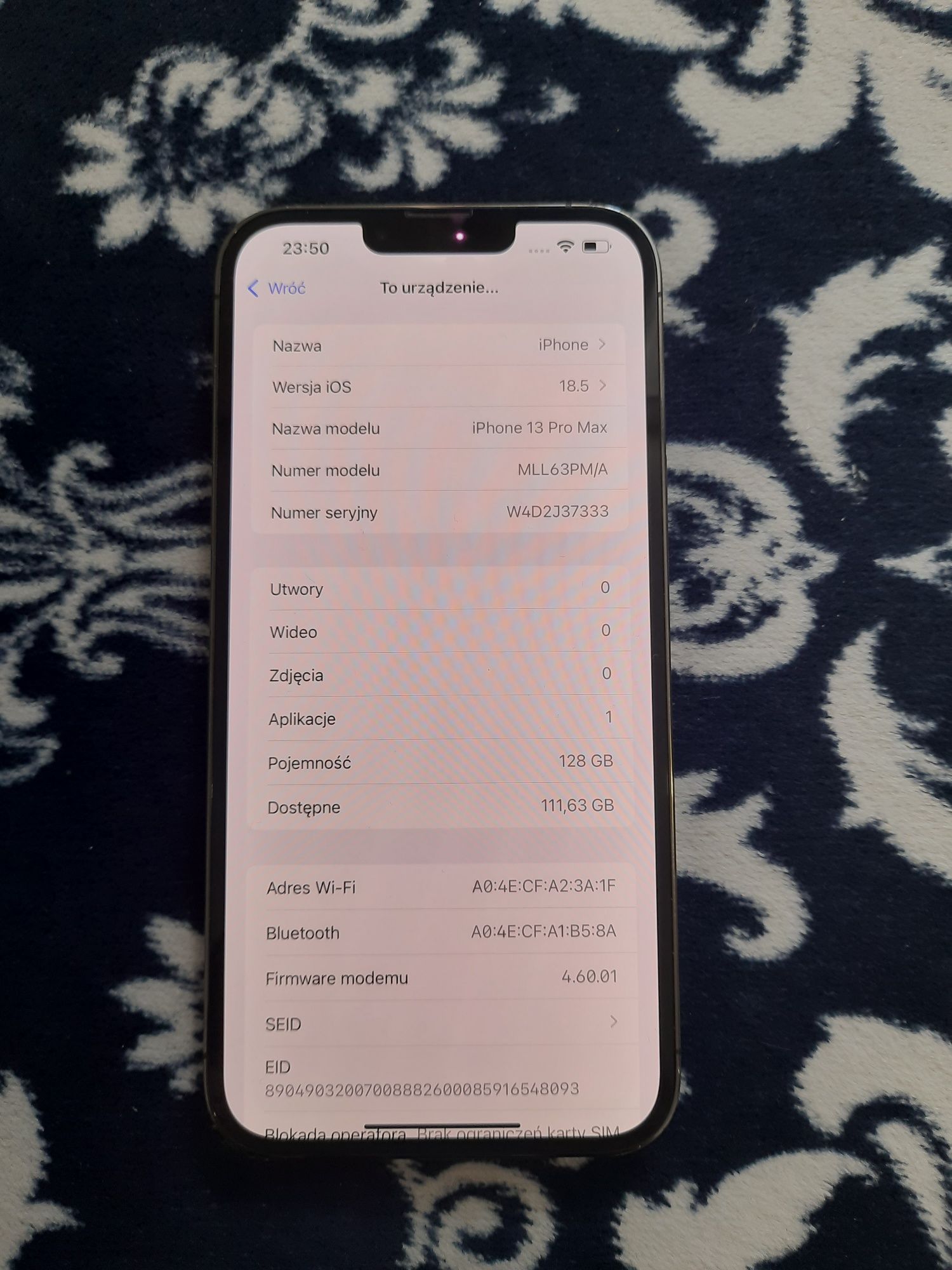iPhone 13 PRO MAX 128 GB