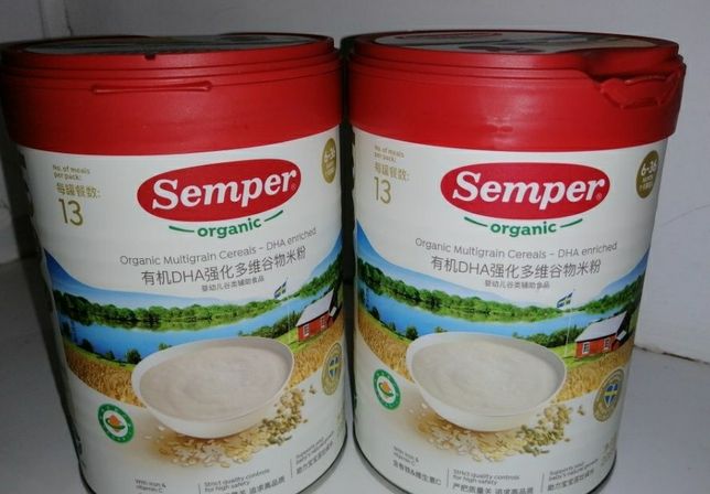 Злакова зерновая пшеничная кашка от Semper organic