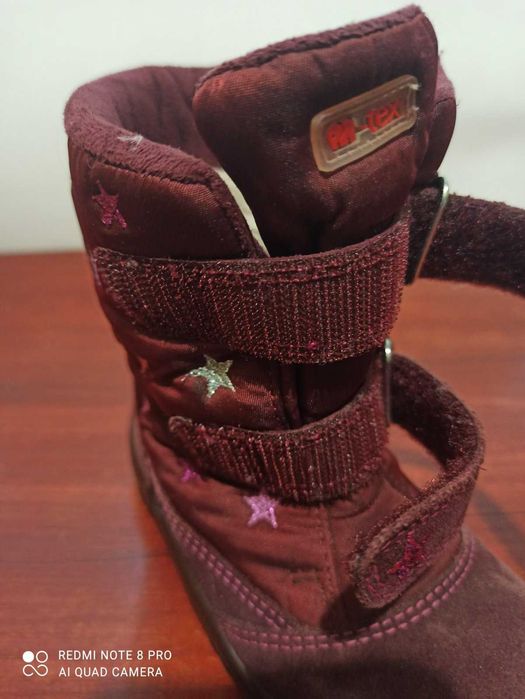 Дитячі зимові чобітки черевики Elefanten, (ботинки для дівчинки р. 22