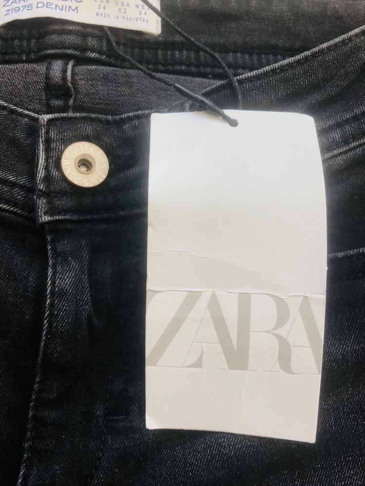 Чорні Джинси зара Zara 34 ХС XS Абсолютно нові, з етикеткою