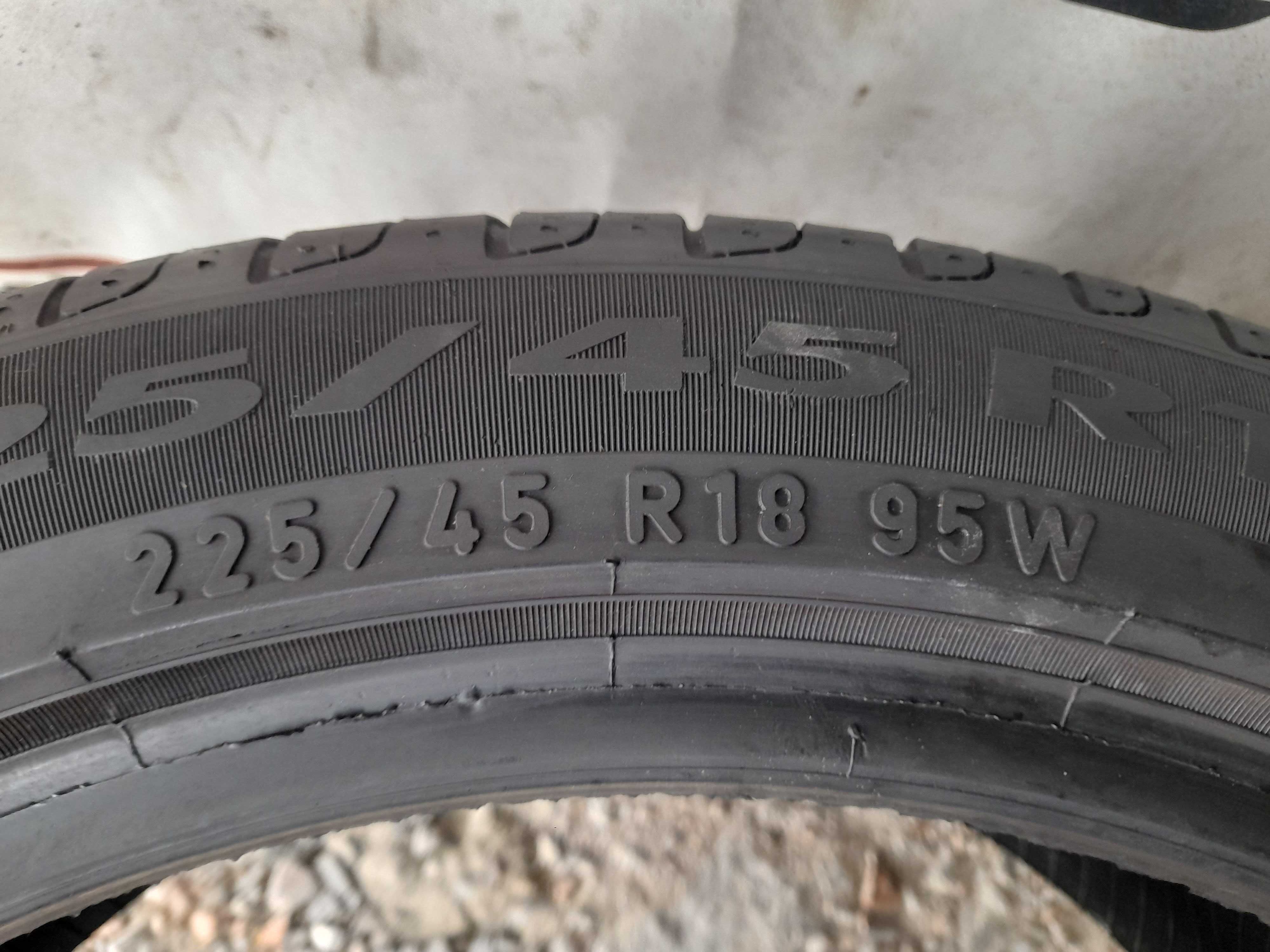 Літні шини 225/45 R18  Pirelli Cinturato P7 2021 рік антипрокол