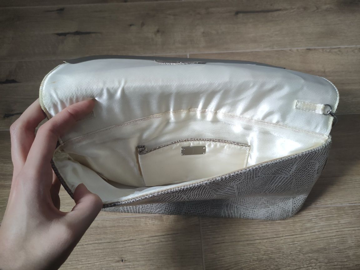 Kopertówka, torebka Jasper Conran, beżowa