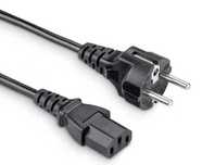 5 x Kabel zasilający do komputera monitora drukarki 1,5-1,8m uzywany