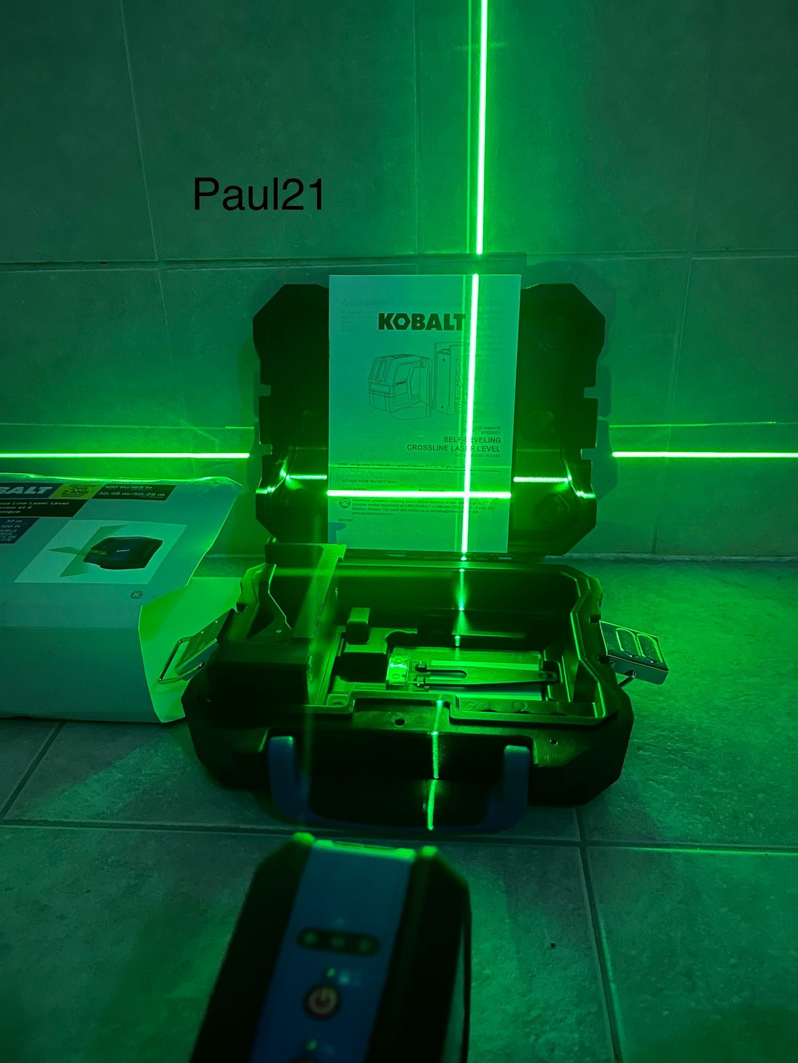Laser  Kobalt Verde