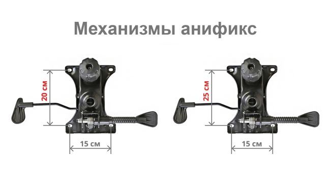 Механизм с эфектом качания Анификс удлинённый 150×250мм.