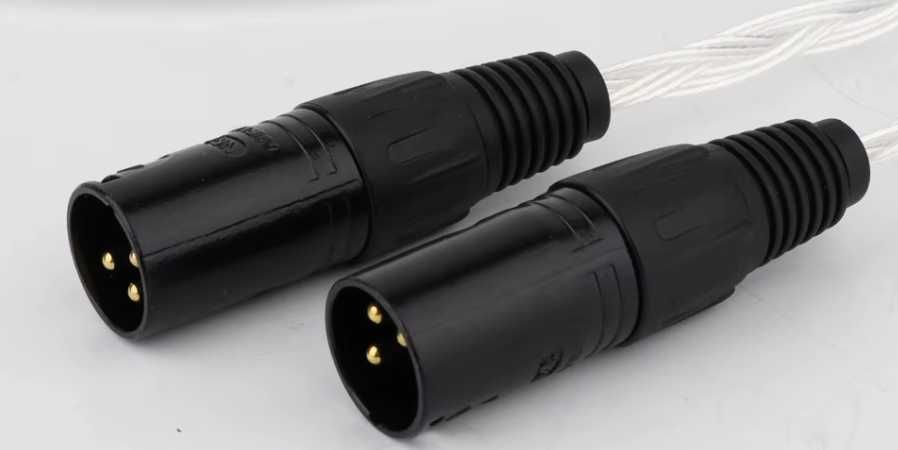 Hi-Fi аудіо кабель (пара) XLR до RCA / XLR,  Ag-plated 2м