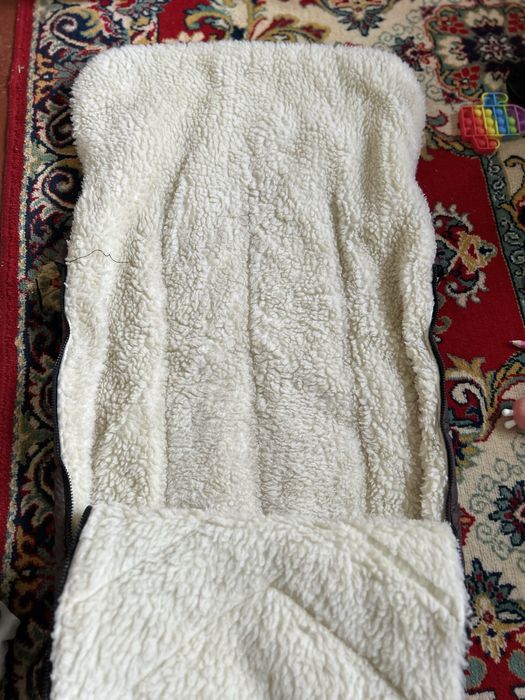 Теплый  зимний чехол- кокон для коляски