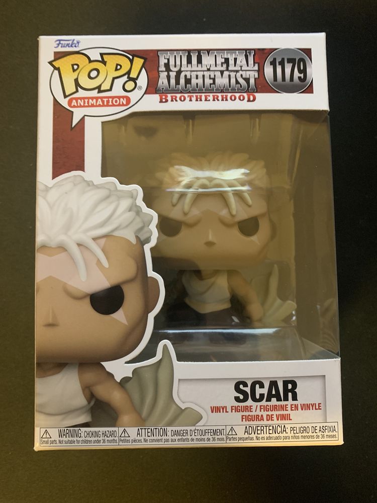 Funko pop Scar Fullmetal Alchemist Brotherhood