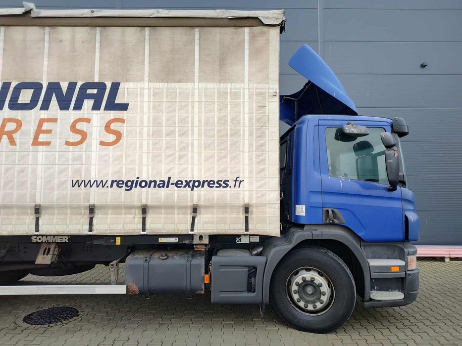 Scania P230 -2007 rok, firanka , winda