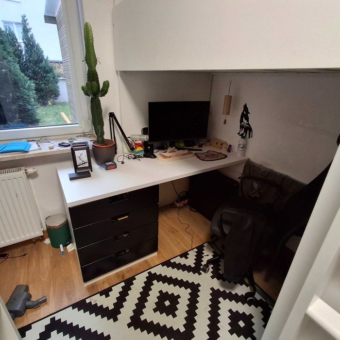 Łóżko piętrowe + biurko antresola Ikea Smastad 2 szt Marki k. Warszawa