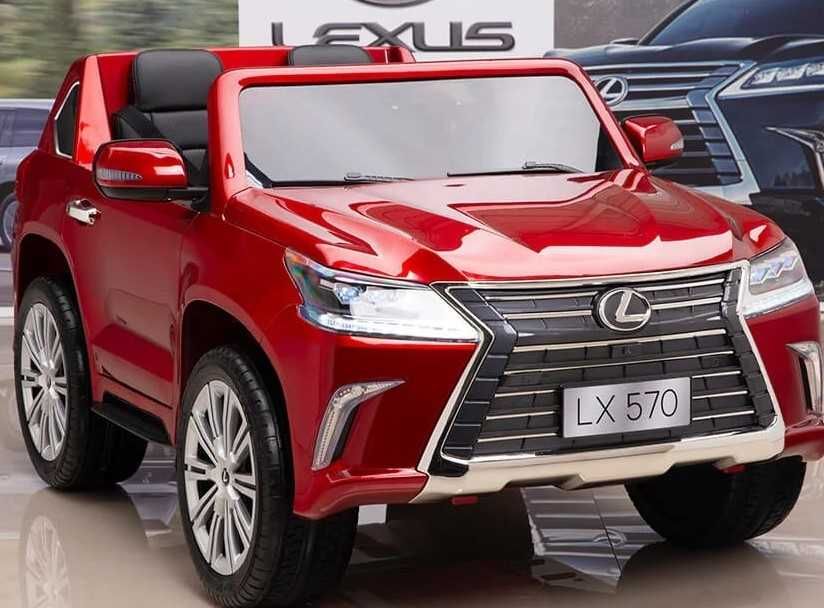 Pojazd na Akumulator LEXUS DK-LX570 Czerwony Lakierowany MP4 4x4