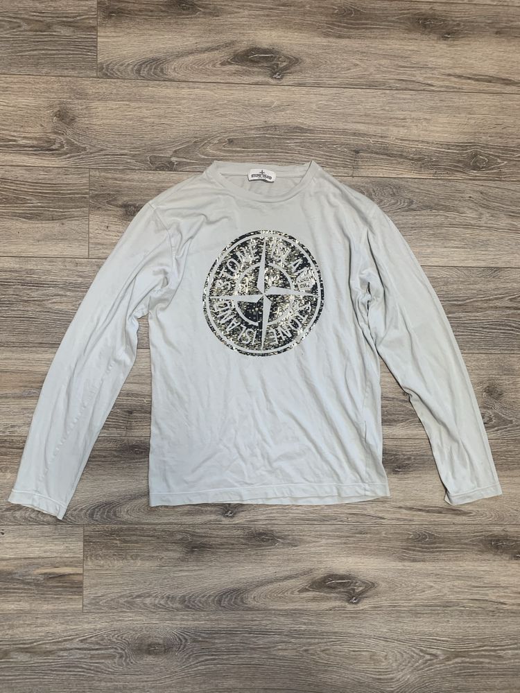 лонгслив Stone Island, свитшот Стон Айленд