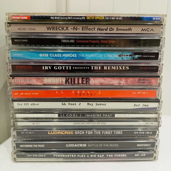 Zestaw 8 CD Hip Hop USA m.in. LL Cool J, Bounty Killer, Timbaland