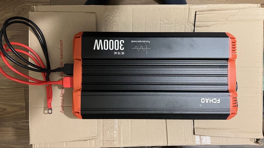 Fchao автомобільний інвертор чиста синусоїда 3/6 КВт KWt новий тихий