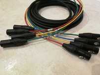 Kabel wieloparowy multicore pyta 4x XLR Neutrik NC3 przewód XLR 5m