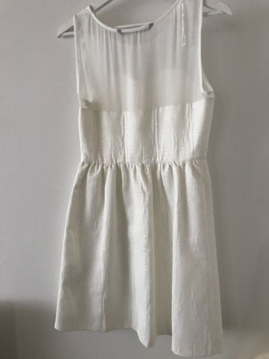 ZARA biała sukienka rozmiar S