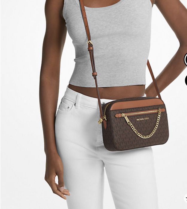 Сумка кросбоді Michael Kors Jet Set large logo