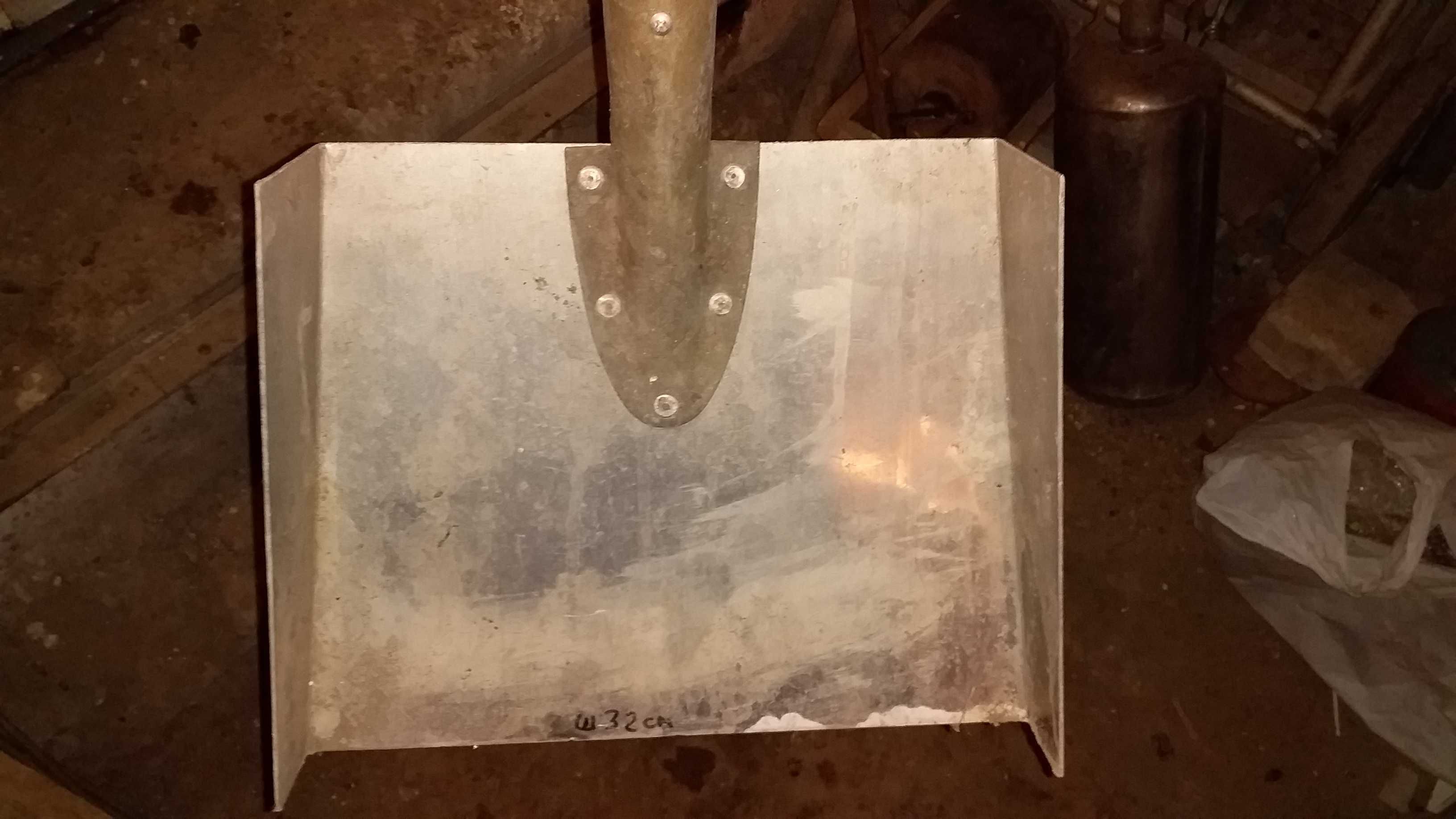 Лопата снеговая алюминиевая самодельная. Алюминь 2мм.