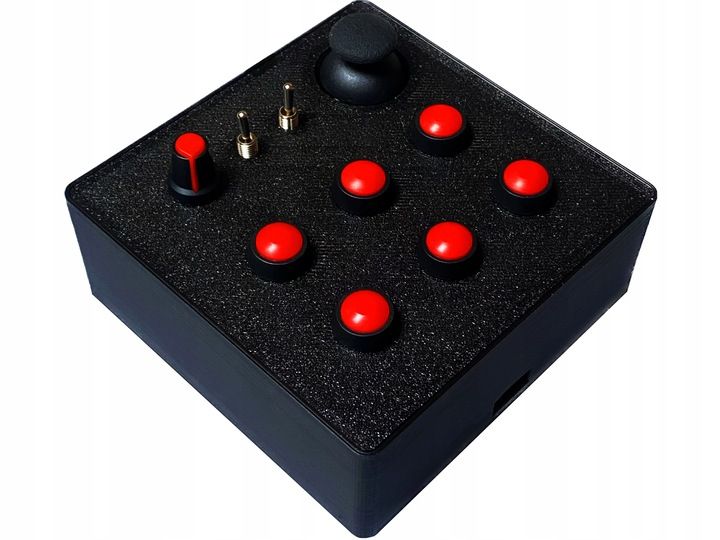 Panel Przycisków Button Box Usb Pc Przełączniki Joystick Simracing