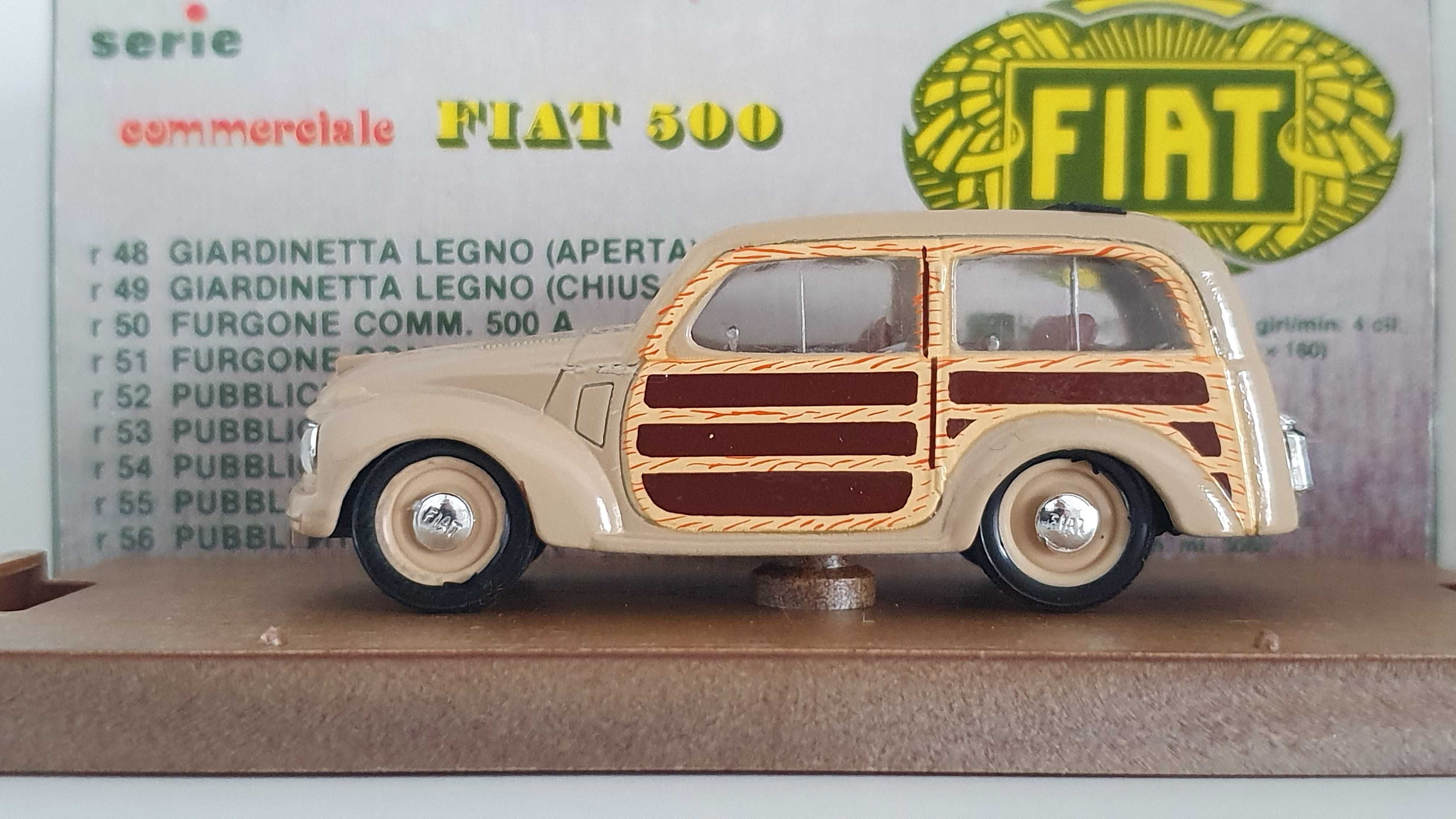 Fiat 500 Brumm Commerciale Skala 1:43 Italy