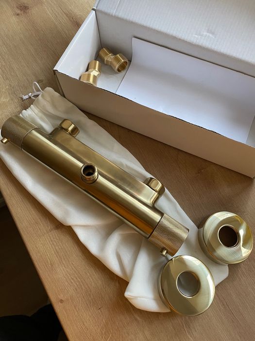 Bateria prysznicowa termostatyczna złota