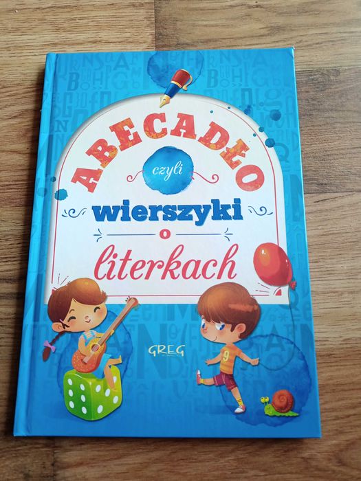 książka Abecadło, czyli wierszyki o literkach (wyd. GREG)-jak nowa