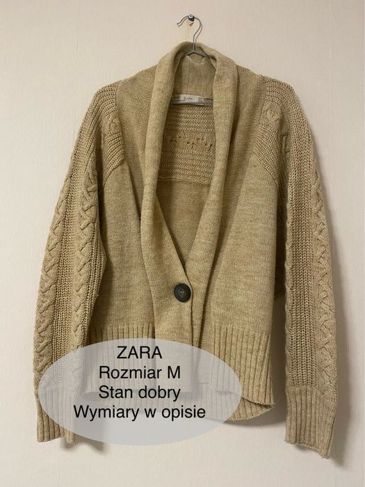 Kardigan ZARA rozmiar M w dobrym stanie