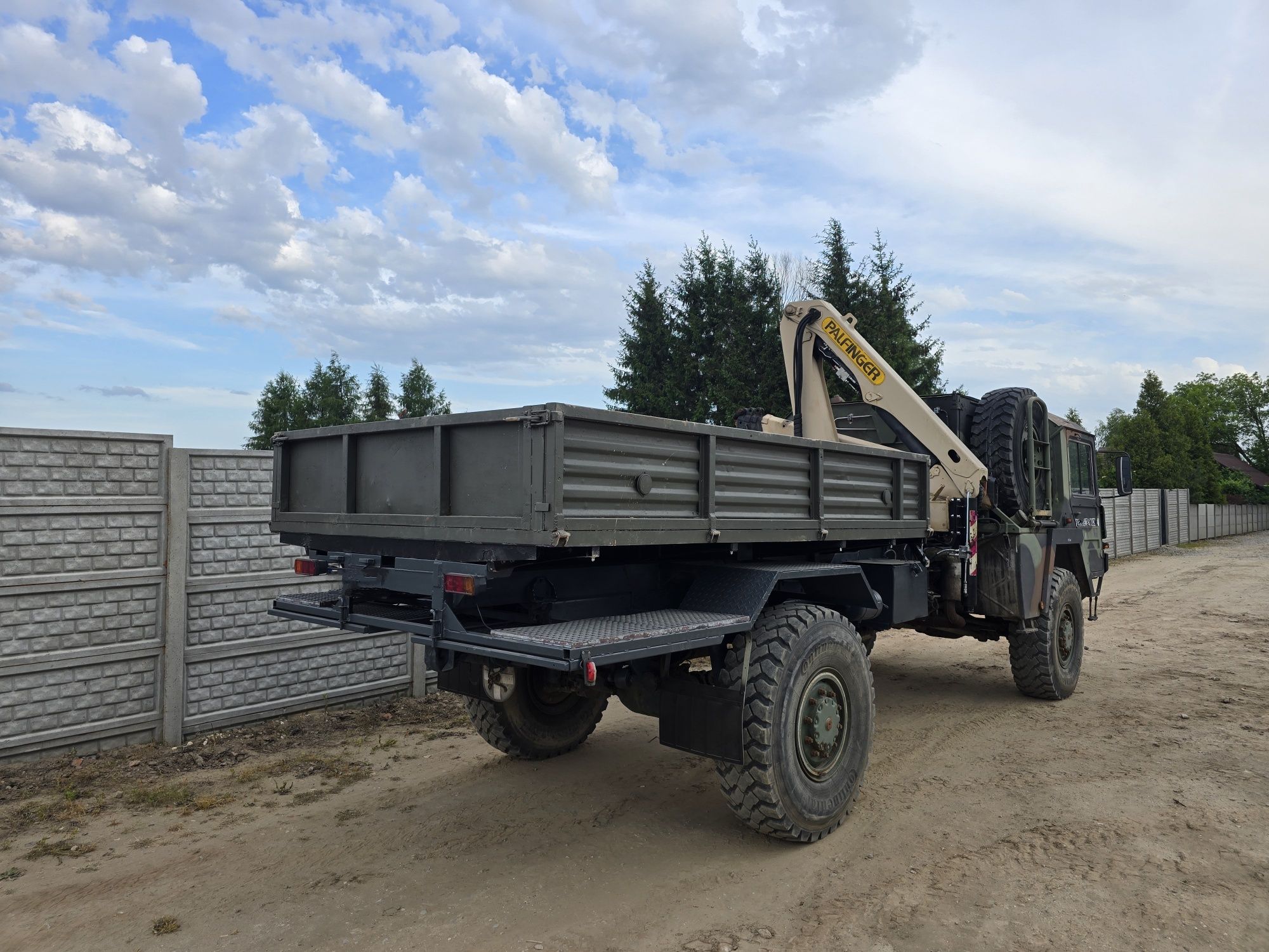 Man kat 4x4 Palfinger UDT HDS  2 in 1 skrzynia, Tesmec, energetyka