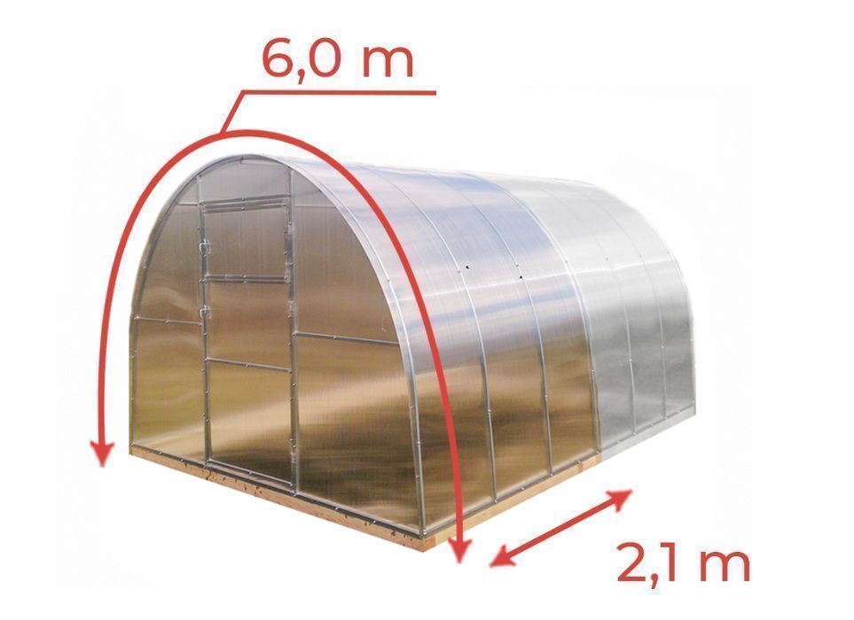 POLIWĘGLAN KOMOROWY bezbarwny 2,1m x 6m Grubość 6mm