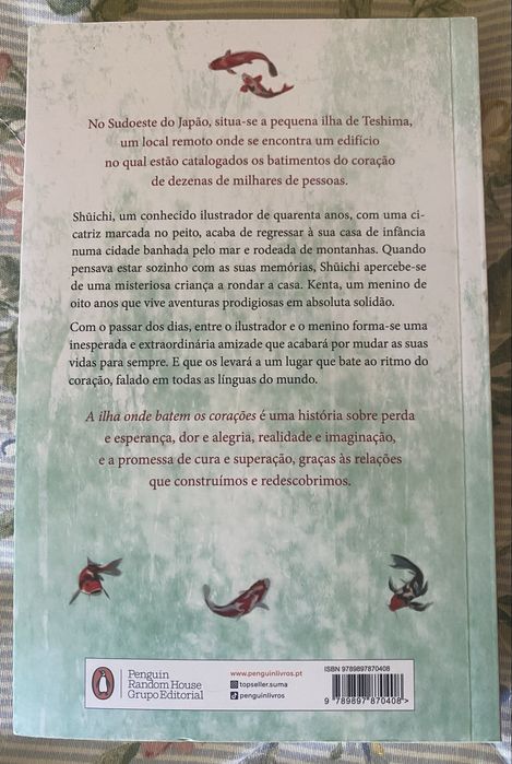 Livro A ilha onde batem os corações