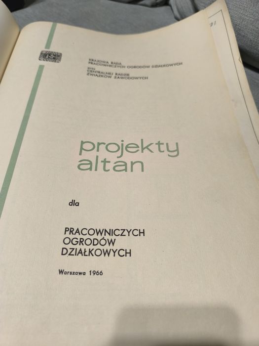 Projekty altan ogrodowych z 1966 roku, ciekawe wydawnictwo PZD