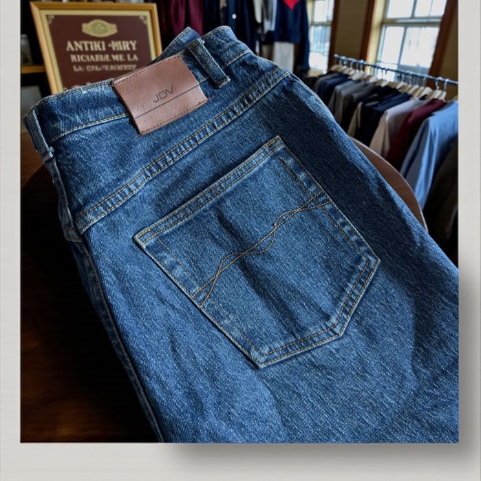 Продам чоловічі штани сині джинси JDV гарний стан