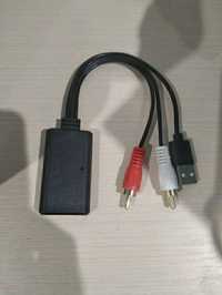 Bluetooth 5.0 модуль RCA тюльпаны питание USB 5V, Renault megane, scen