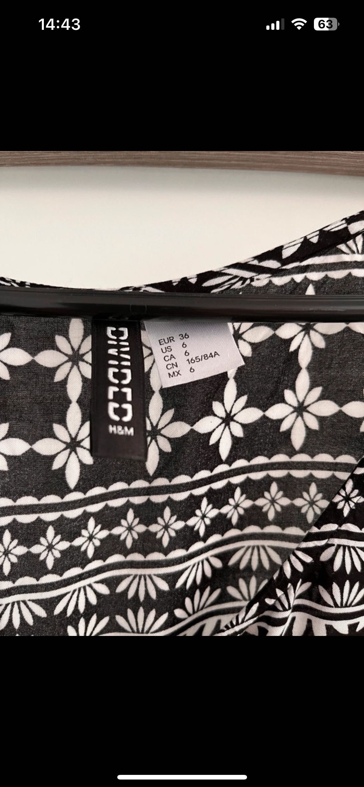 Top z koronką H&M, 34-36