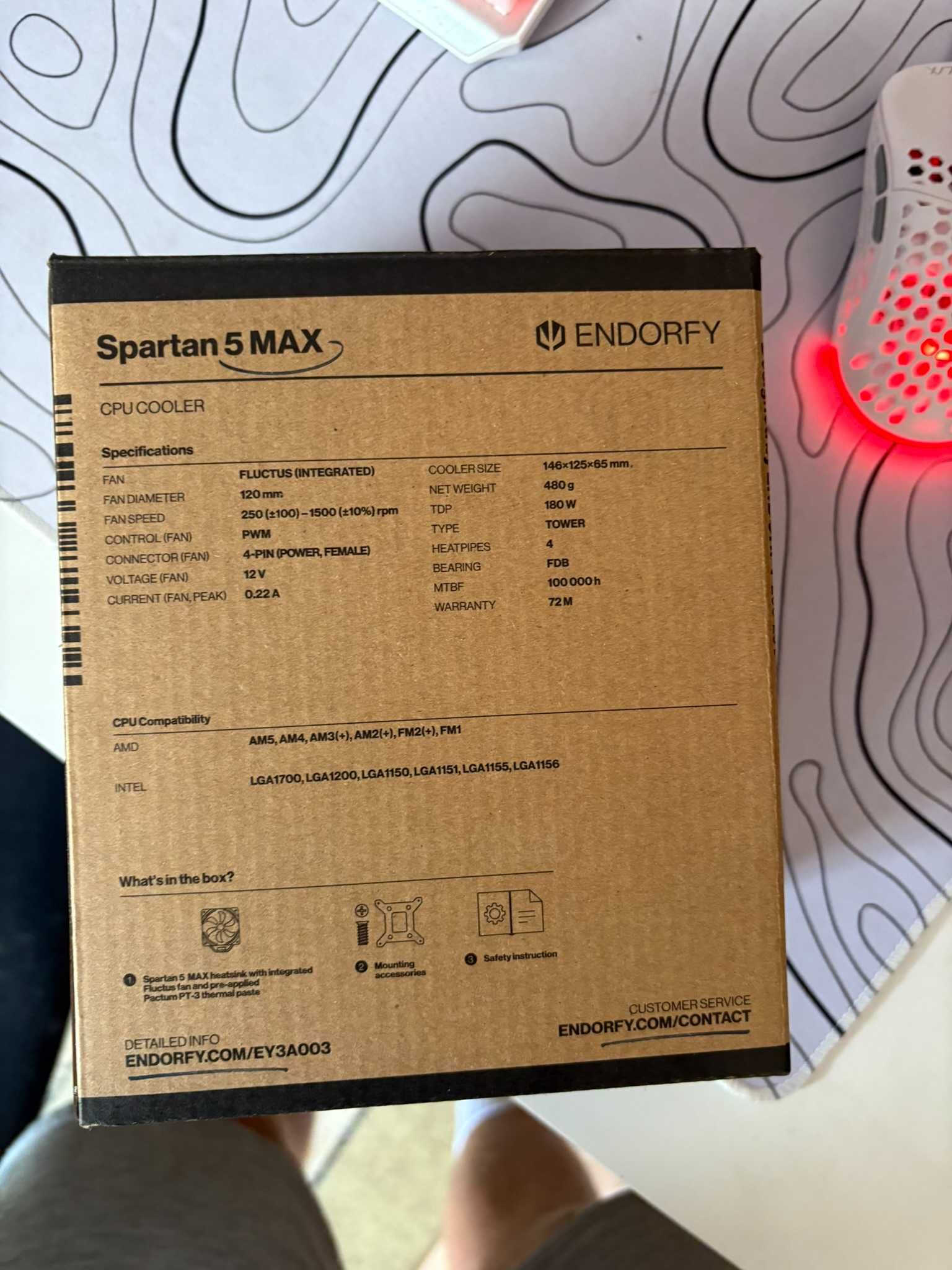 Chłodzenie Spartan 5 MAX JAK NOWE