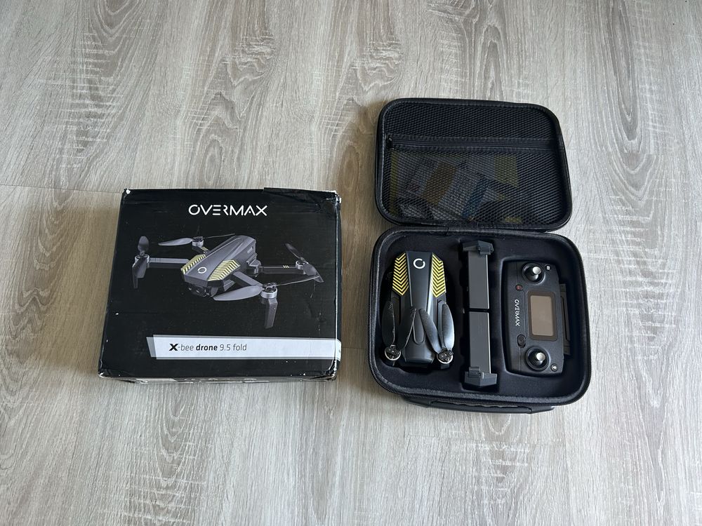 Dron z kamera overmax x bee drone 9.5 fold + dwie baterie j.nowy