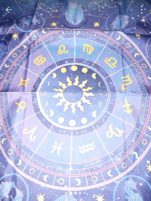 Pano de mesa para jogar tarot