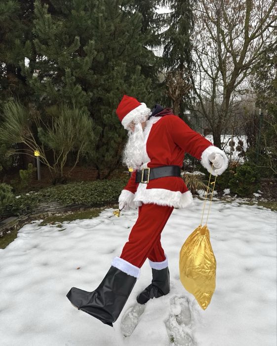 Profesjonalny strój świętego mikołaja święta