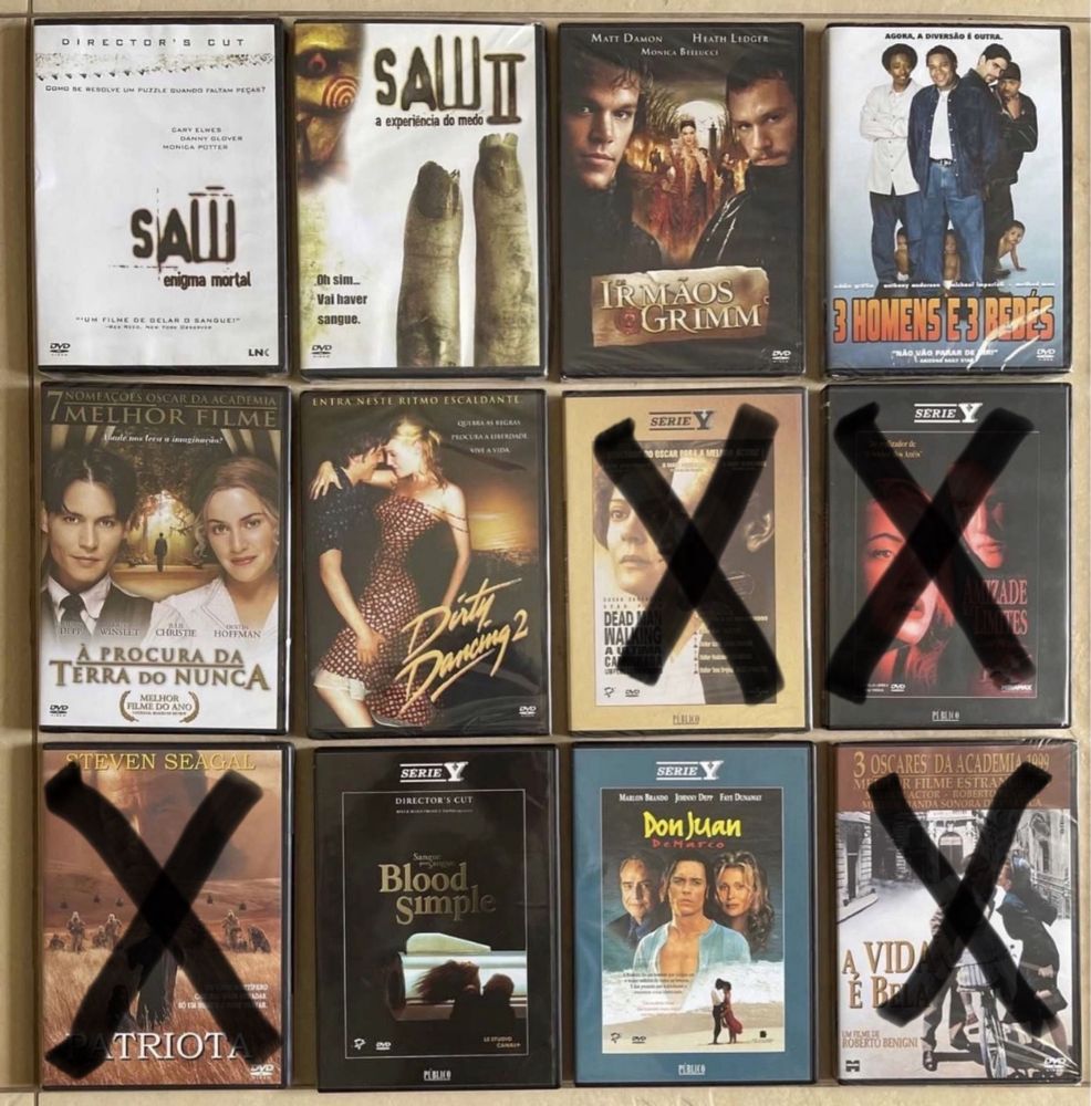 Lote de 74 DVD’s – SELADOS