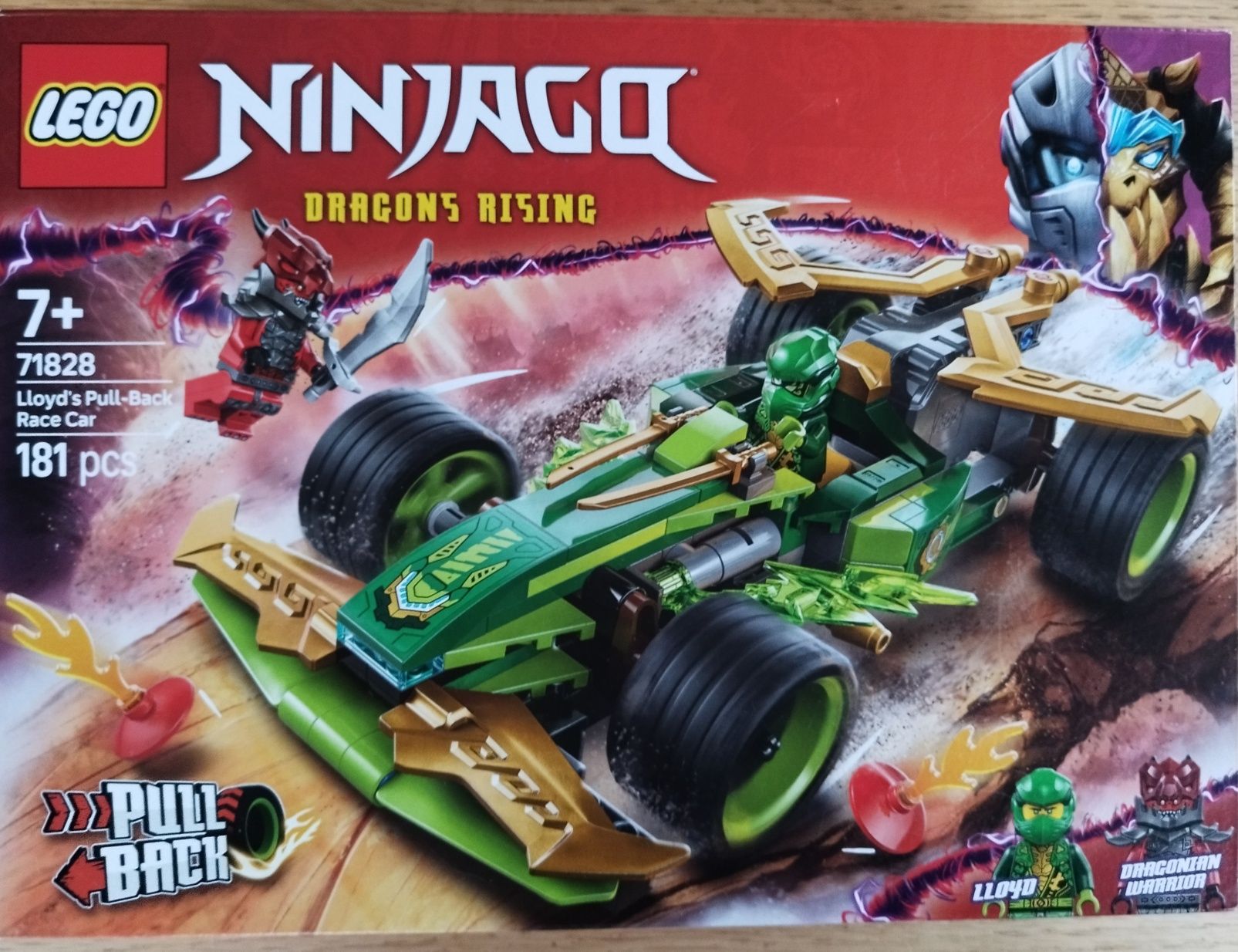 Klocki LEGO Ninjago Samochód wyścigowy Lloyda -71828 nowe