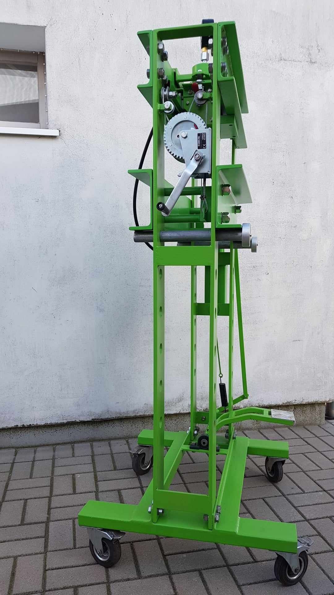 Solidna prasa hydrauliczna 30 ton, ruchomy cylinder, podnoszony stół